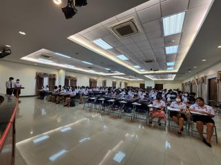 22. วันที่ 3-4 กรกฎาคม 2565 ณ ห้องประชุมครุร่มสัก1 คณะครุศาสตร์ จัดโครงการเตรียมความพร้อมเพื่อการสอบรับใบอนุญาตประกอบวิชาชีพครูและประเมินสมรรถนะนักศึกษา ให้กับนักศึกษาชั้นปีที่3