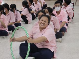 128. กิจกรรมเตรียมความพร้อมสู่โลกกว้างและสานสัมพันธ์สำหรับนักเรียนระดับชั้นมัธยมศึกษาปีที่ 4 โรงเรียนวัชรวิทยา