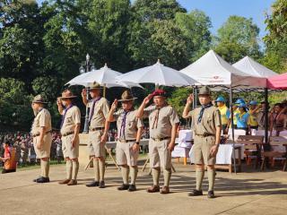 3. งานลูกเสือ คณะครุศาสตร์ ร่วมวางพวงมาลาและถวายราชสดุดี