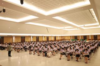 33. กิจกรรมพัฒนานักศึกษาครูรายชั้นปี คุณธรรม จริยธรรม และความเป็นครู (ครูดี) ชั้นปีที่ 1