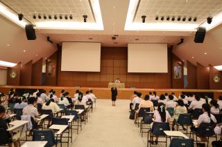 61. กิจกรรมพัฒนานักศึกษาครูรายชั้นปี คุณธรรม จริยธรรม และความเป็นครู (ครูดี) ชั้นปีที่ 1