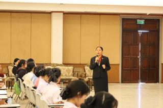 64. กิจกรรมพัฒนานักศึกษาครูรายชั้นปี คุณธรรม จริยธรรม และความเป็นครู (ครูดี) ชั้นปีที่ 1