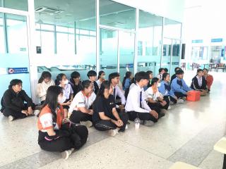 9. ประชุมเตรียมการก่อนออกค่ายอาสาพัฒนาโรงเรียนตำรวจตระเวนชายแดน
