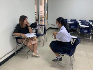 6. บรรยากาศการสอบสัมภาษณ์นักศึกษา หลักสูตรครุศาสตรบัณฑิต รอบ2