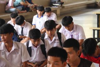 23. บรรยากาศการสอบสัมภาษณ์นักศึกษา หลักสูตรครุศาสตรบัณฑิต รอบ2