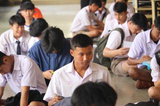 28. บรรยากาศการสอบสัมภาษณ์นักศึกษา หลักสูตรครุศาสตรบัณฑิต รอบ2