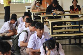 36. บรรยากาศการสอบสัมภาษณ์นักศึกษา หลักสูตรครุศาสตรบัณฑิต รอบ2