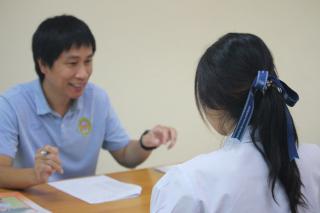 40. บรรยากาศการสอบสัมภาษณ์นักศึกษา หลักสูตรครุศาสตรบัณฑิต รอบ2