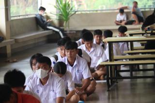 43. บรรยากาศการสอบสัมภาษณ์นักศึกษา หลักสูตรครุศาสตรบัณฑิต รอบ2