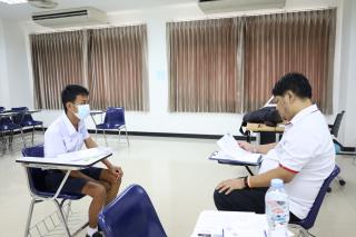 53. บรรยากาศการสอบสัมภาษณ์นักศึกษา หลักสูตรครุศาสตรบัณฑิต รอบ2