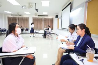 56. บรรยากาศการสอบสัมภาษณ์นักศึกษา หลักสูตรครุศาสตรบัณฑิต รอบ2