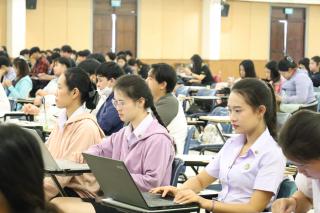 34. กิจกรรมการอบรมเตรียมความพร้อมการสอบบรรจุเข้ารับราชการครู สำหรับนักศึกษาชั้นปีที่ 4 หลักสูตรครุศาสตรบัณฑิต
