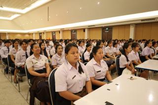 15. ปฐมนิเทศนักศึกษาก่อนออกฝึกประสบการณ์วิชาชีพครู ขั้นปฏิบัติงานวิชาชีพครูระหว่างเรียน 1 - 2