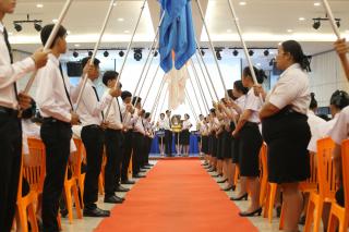 104. พิธีมอบใบประกาศนียบัตร และปัจฉิมนิเทศ นักศึกษาหลักสูตรครุศาสตรบัณฑิต ประจำปีการศึกษา 2566