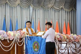163. พิธีมอบใบประกาศนียบัตร และปัจฉิมนิเทศ นักศึกษาหลักสูตรครุศาสตรบัณฑิต ประจำปีการศึกษา 2566