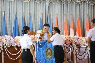 187. พิธีมอบใบประกาศนียบัตร และปัจฉิมนิเทศ นักศึกษาหลักสูตรครุศาสตรบัณฑิต ประจำปีการศึกษา 2566