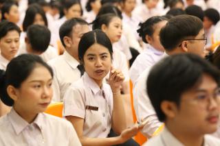 190. พิธีมอบใบประกาศนียบัตร และปัจฉิมนิเทศ นักศึกษาหลักสูตรครุศาสตรบัณฑิต ประจำปีการศึกษา 2566