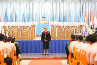 349. พิธีมอบใบประกาศนียบัตร และปัจฉิมนิเทศ นักศึกษาหลักสูตรครุศาสตรบัณฑิต ประจำปีการศึกษา 2566
