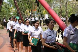 470. พิธีมอบใบประกาศนียบัตร และปัจฉิมนิเทศ นักศึกษาหลักสูตรครุศาสตรบัณฑิต ประจำปีการศึกษา 2566