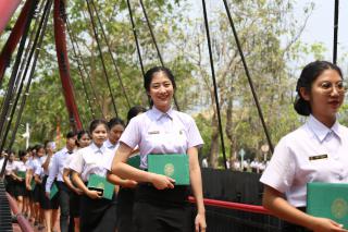 515. พิธีมอบใบประกาศนียบัตร และปัจฉิมนิเทศ นักศึกษาหลักสูตรครุศาสตรบัณฑิต ประจำปีการศึกษา 2566