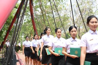 518. พิธีมอบใบประกาศนียบัตร และปัจฉิมนิเทศ นักศึกษาหลักสูตรครุศาสตรบัณฑิต ประจำปีการศึกษา 2566