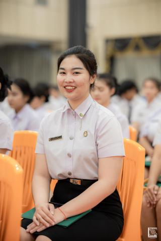 86. พิธีกล่าวคำปฏิญาณตนของนักศึกษา และพิธีลอดซุ้มไม้เรียวครุศาสตร์