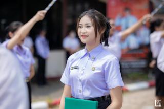 198. พิธีกล่าวคำปฏิญาณตนของนักศึกษา และพิธีลอดซุ้มไม้เรียวครุศาสตร์