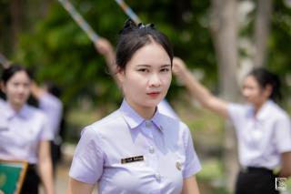230. พิธีกล่าวคำปฏิญาณตนของนักศึกษา และพิธีลอดซุ้มไม้เรียวครุศาสตร์