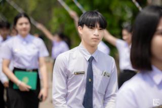 255. พิธีกล่าวคำปฏิญาณตนของนักศึกษา และพิธีลอดซุ้มไม้เรียวครุศาสตร์