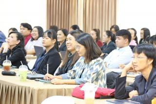 112. พิธีเปิดกิจกรรมการอบรมเชิงปฏิบัติการการออกแบบนวัตกรรมสู่การวิจัยในชั้นเรียน