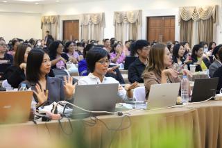 191. พิธีเปิดกิจกรรมการอบรมเชิงปฏิบัติการการออกแบบนวัตกรรมสู่การวิจัยในชั้นเรียน