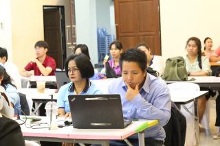 21. กิจกรรมอบรมเชิงปฏิบัติการการออกแบบนวัตกรรมสู่การวิจัยในชั้นเรียน