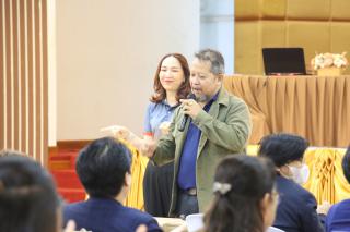 24. กิจกรรมอบรมเชิงปฏิบัติการการออกแบบนวัตกรรมสู่การวิจัยในชั้นเรียน