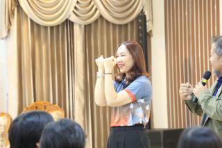 26. กิจกรรมอบรมเชิงปฏิบัติการการออกแบบนวัตกรรมสู่การวิจัยในชั้นเรียน