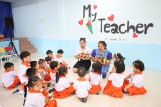 100. พิธีไหว้ครู โรงเรียนอนุบาลราชภัฏกำแพงเพชร