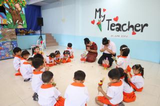 136. พิธีไหว้ครู โรงเรียนอนุบาลราชภัฏกำแพงเพชร