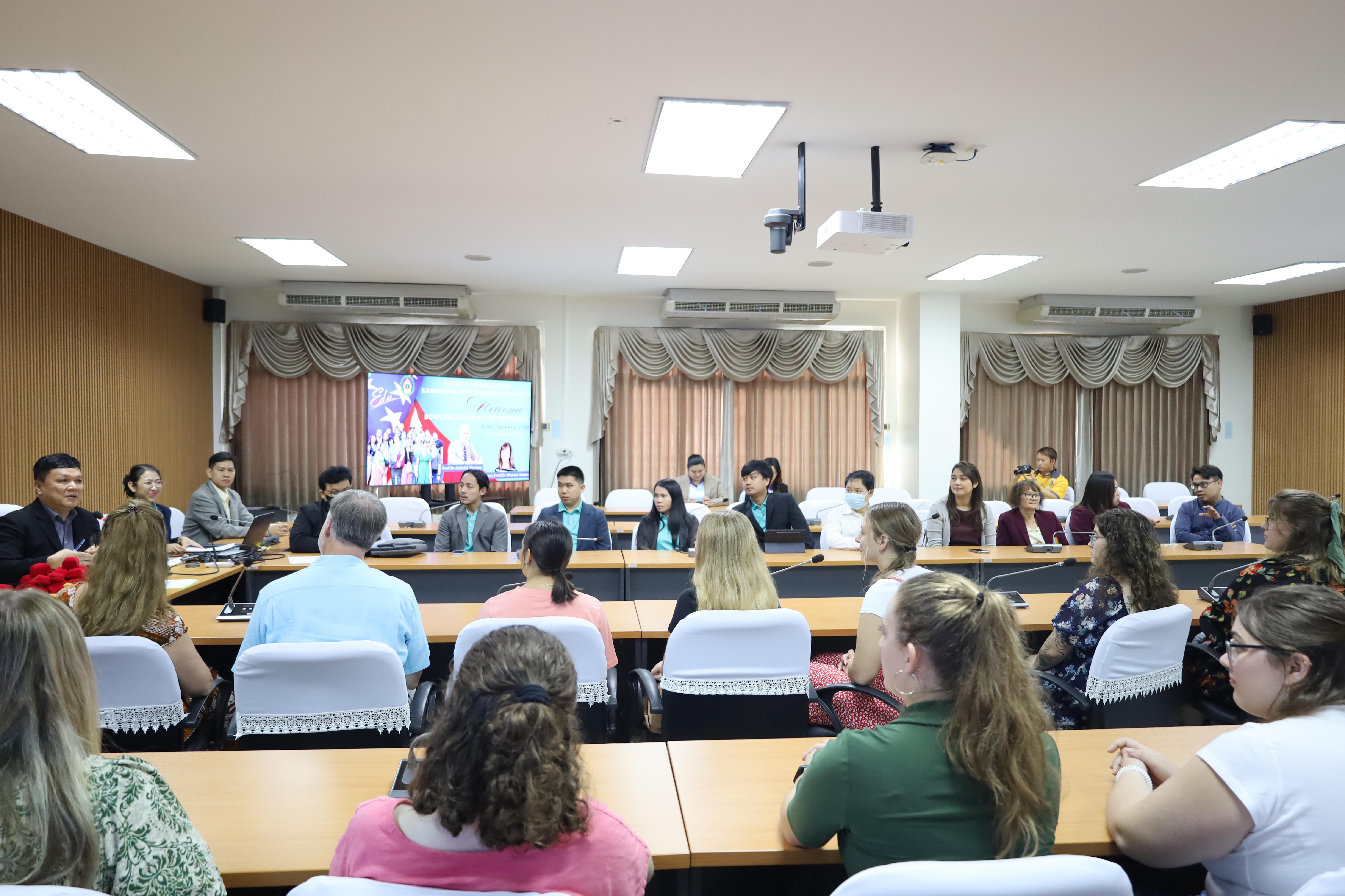 28. ต้อนรับคณะอาจารย์และนักศึกษาจาก Bowling Green State University (BGSU) รัฐ Ohio ประเทศอเมริกา