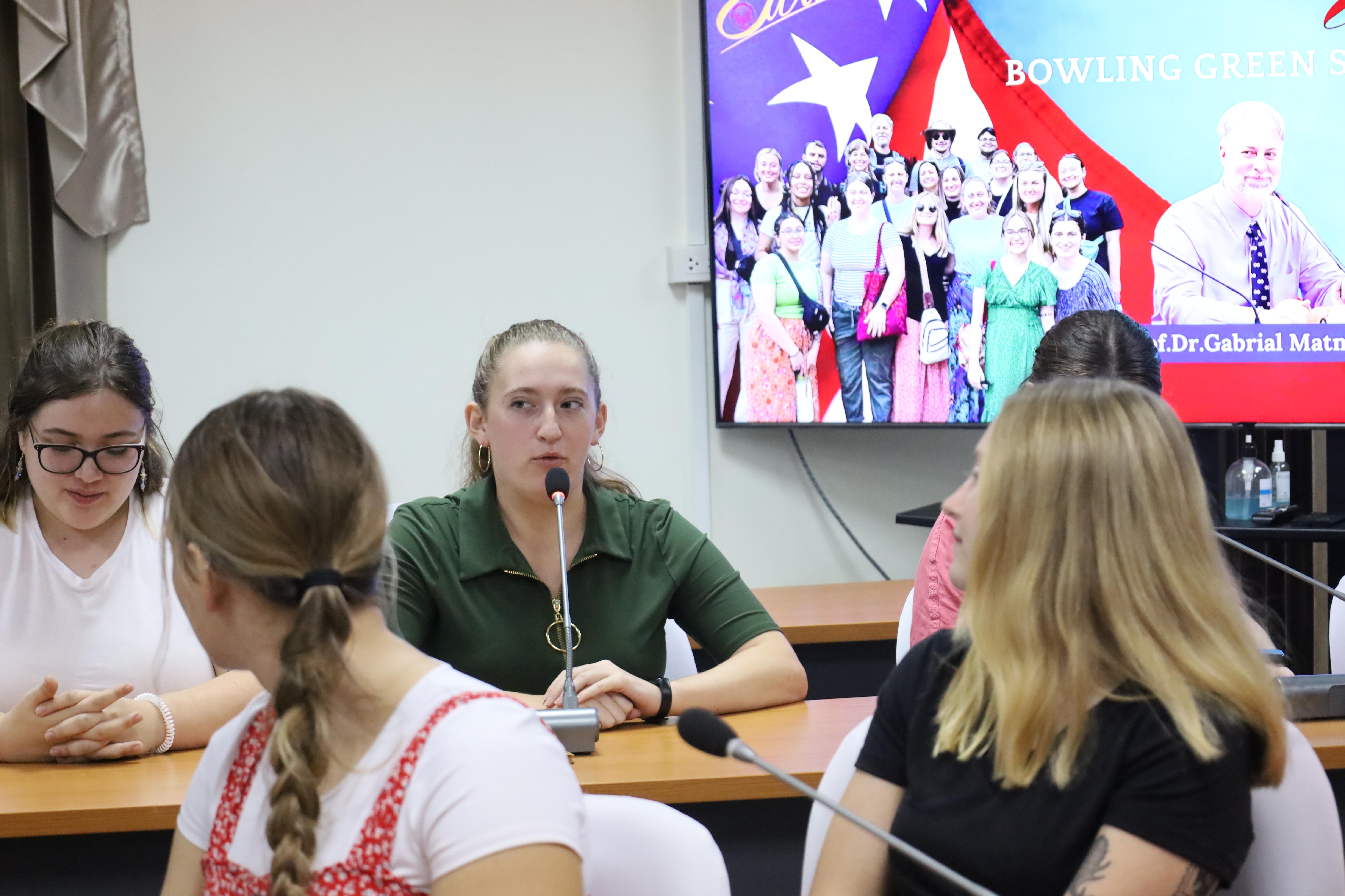 55. ต้อนรับคณะอาจารย์และนักศึกษาจาก Bowling Green State University (BGSU) รัฐ Ohio ประเทศอเมริกา