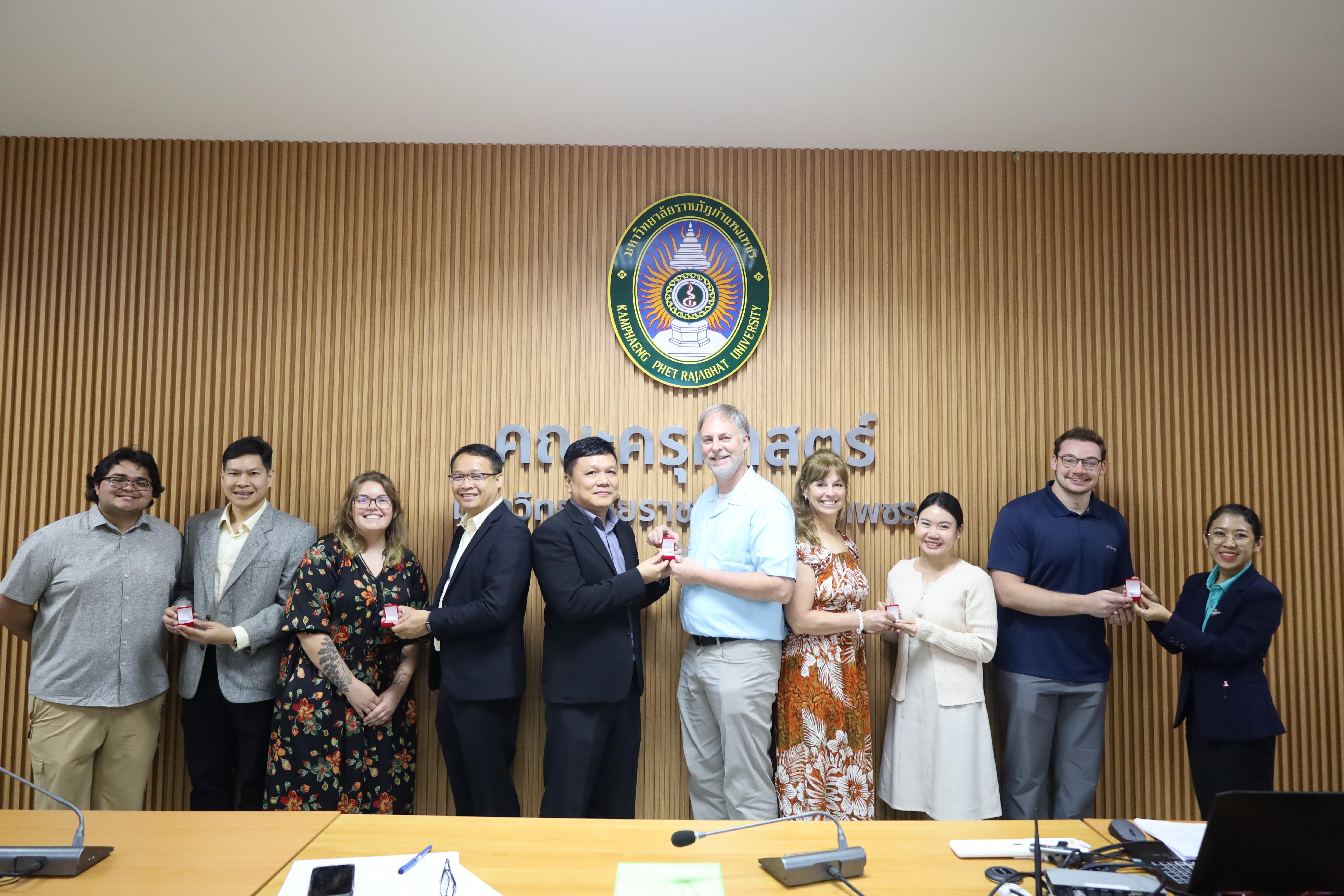 63. ต้อนรับคณะอาจารย์และนักศึกษาจาก Bowling Green State University (BGSU) รัฐ Ohio ประเทศอเมริกา