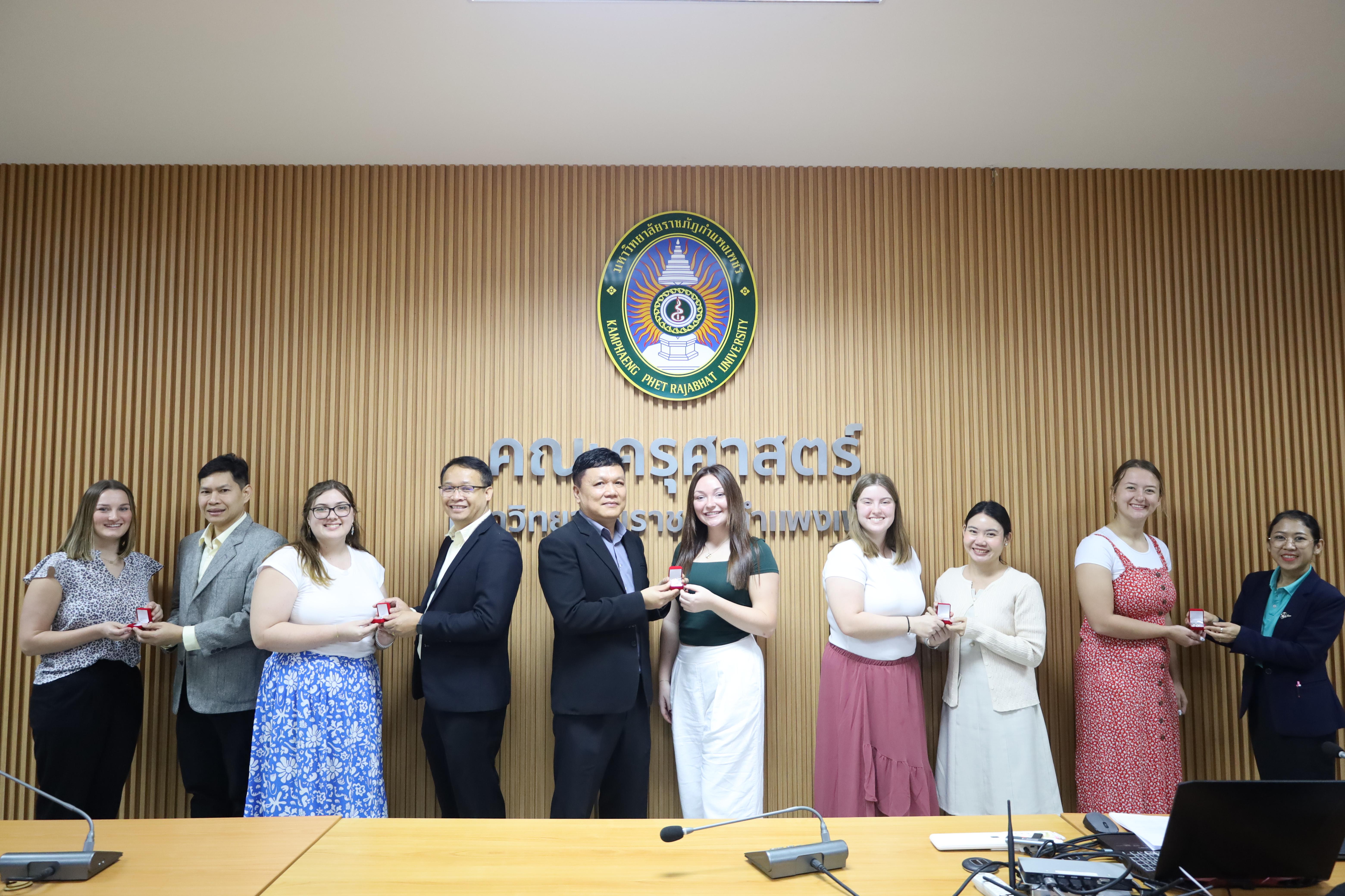 66. ต้อนรับคณะอาจารย์และนักศึกษาจาก Bowling Green State University (BGSU) รัฐ Ohio ประเทศอเมริกา
