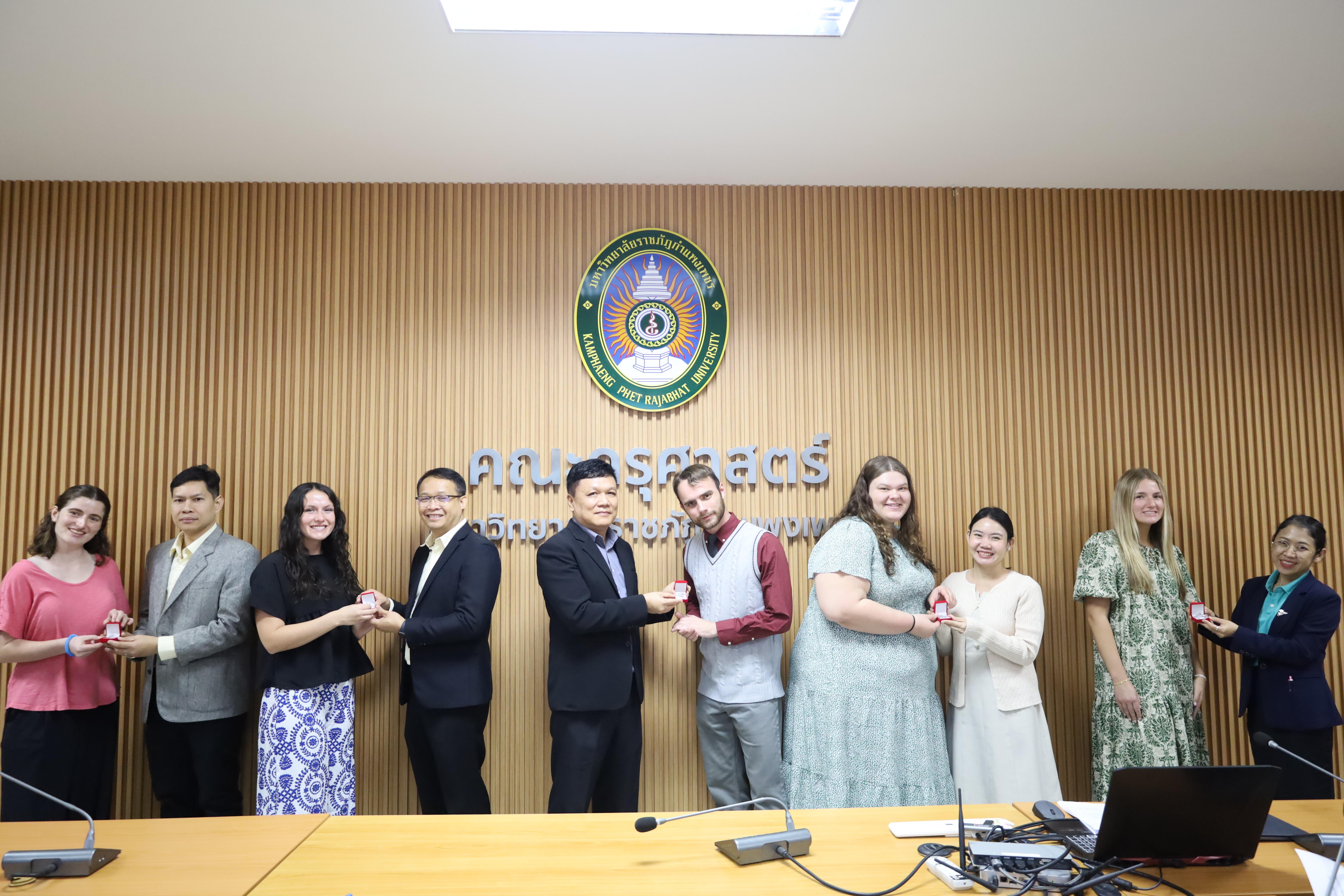 71. ต้อนรับคณะอาจารย์และนักศึกษาจาก Bowling Green State University (BGSU) รัฐ Ohio ประเทศอเมริกา