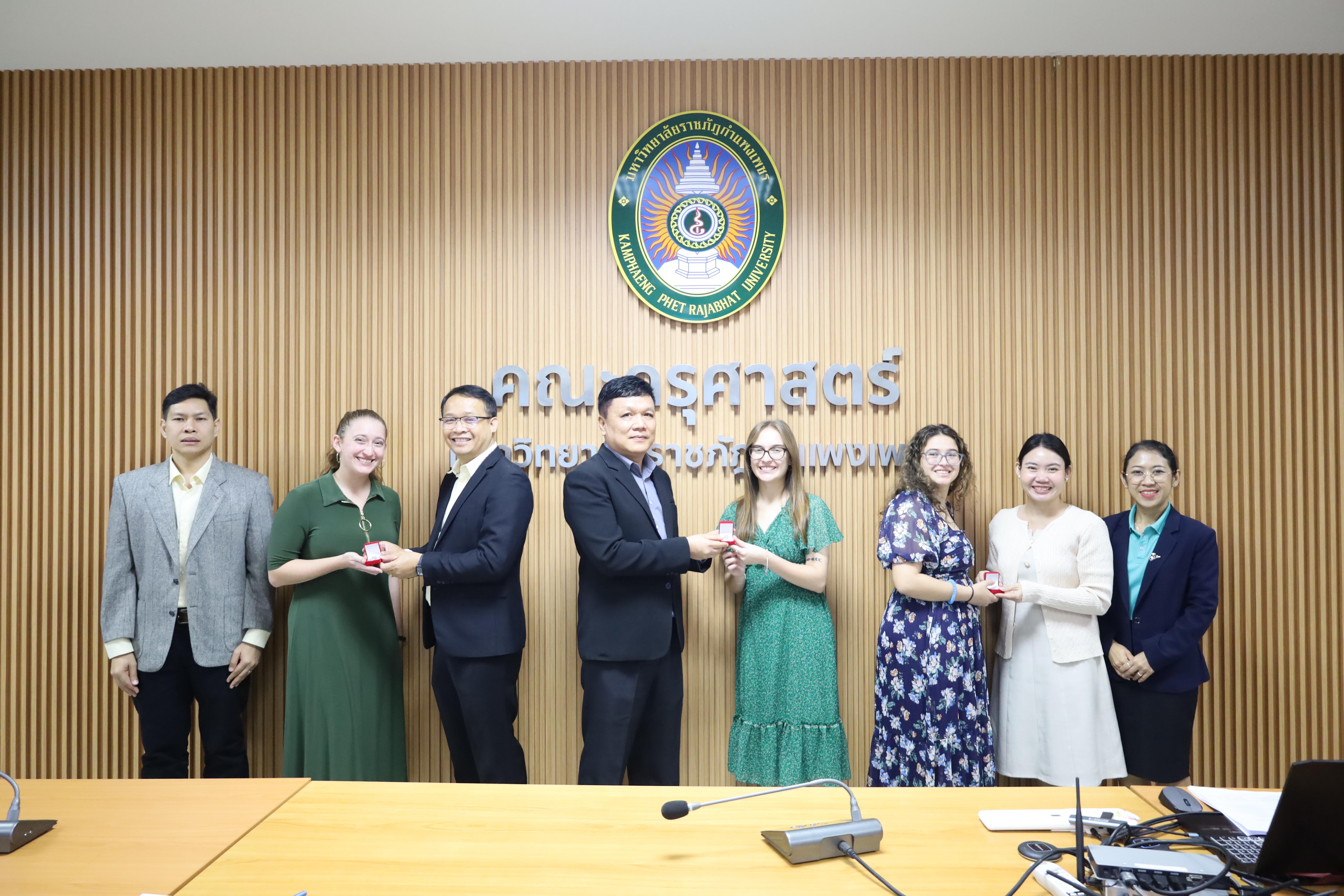 72. ต้อนรับคณะอาจารย์และนักศึกษาจาก Bowling Green State University (BGSU) รัฐ Ohio ประเทศอเมริกา