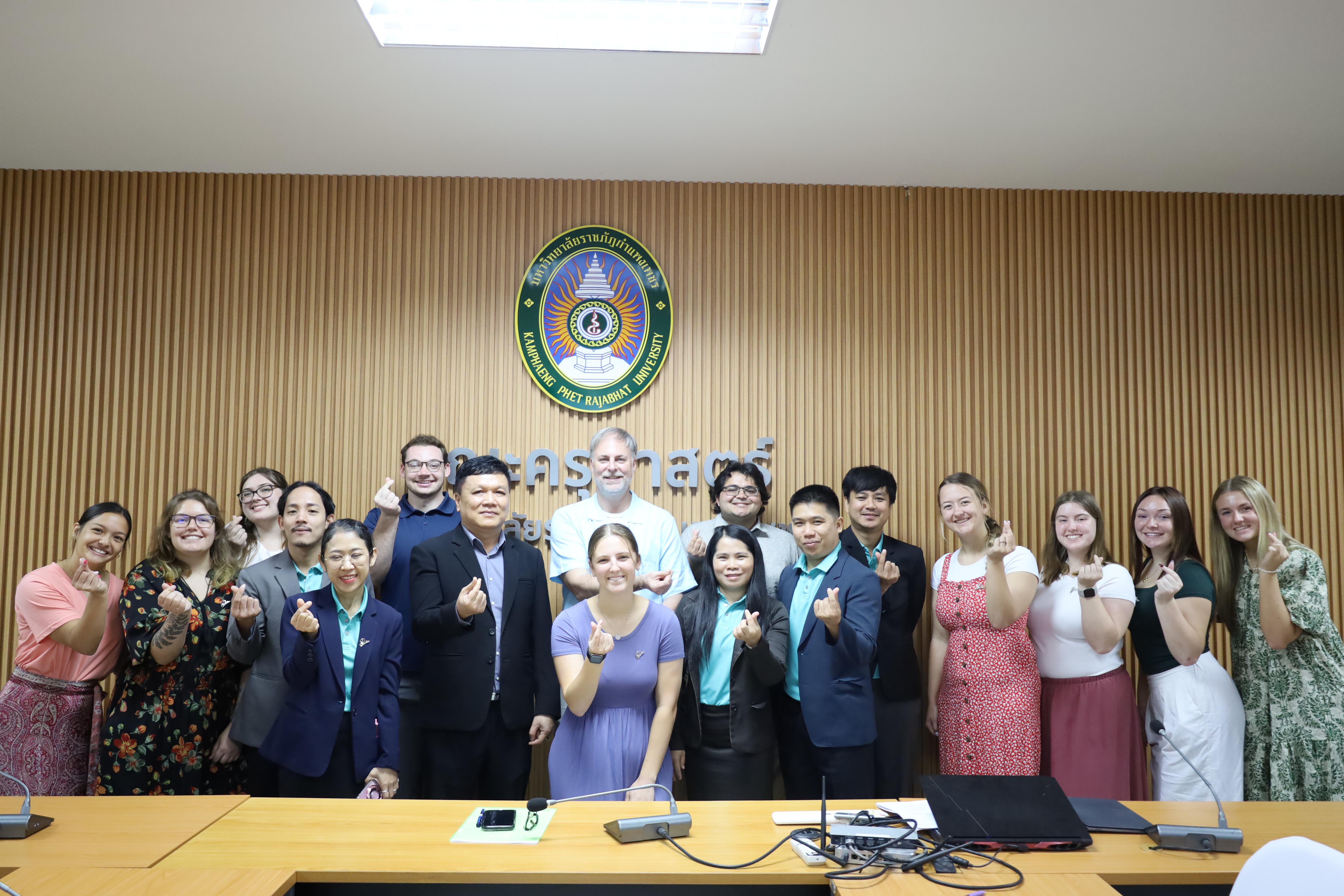 82. ต้อนรับคณะอาจารย์และนักศึกษาจาก Bowling Green State University (BGSU) รัฐ Ohio ประเทศอเมริกา