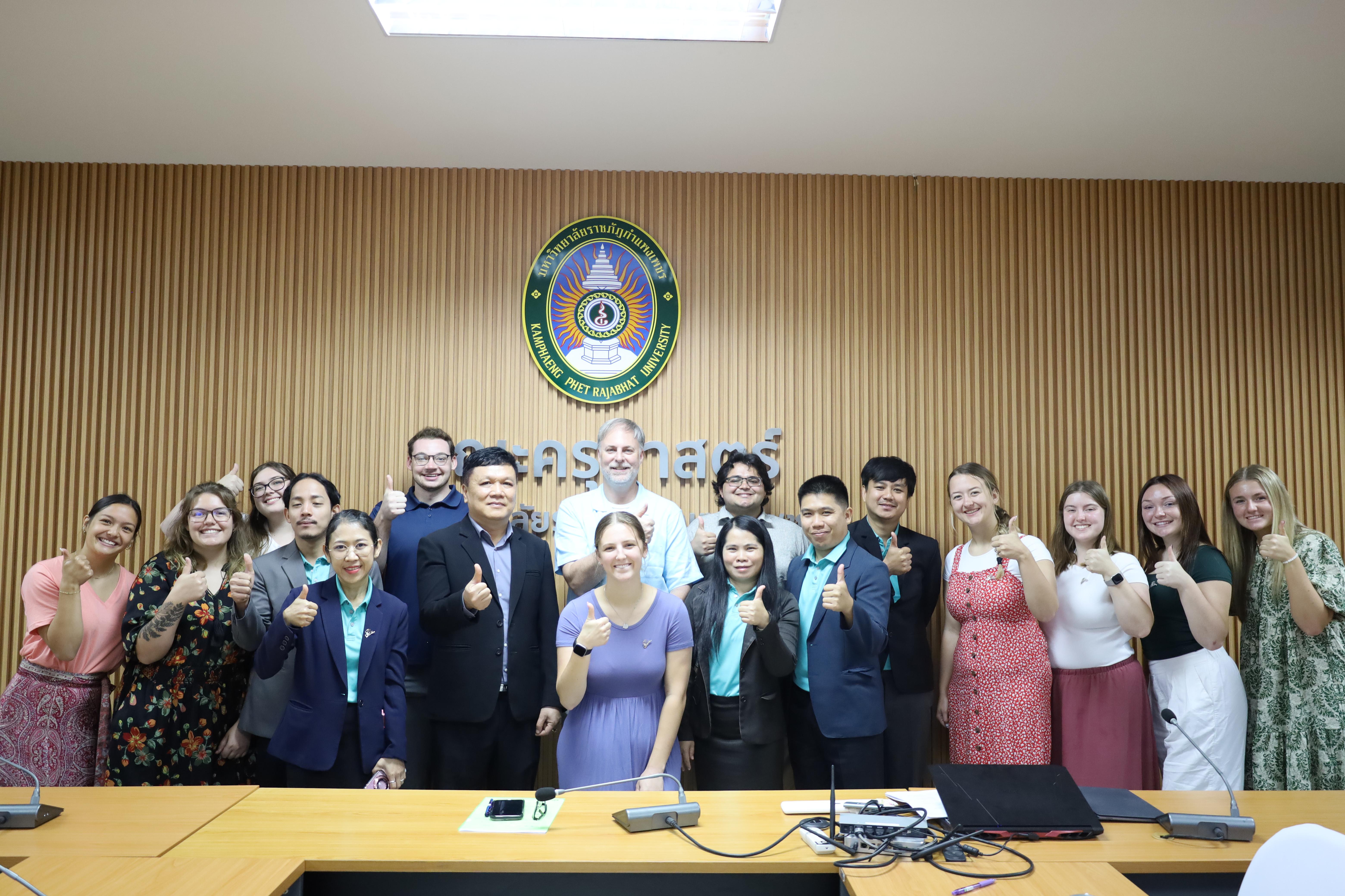 83. ต้อนรับคณะอาจารย์และนักศึกษาจาก Bowling Green State University (BGSU) รัฐ Ohio ประเทศอเมริกา
