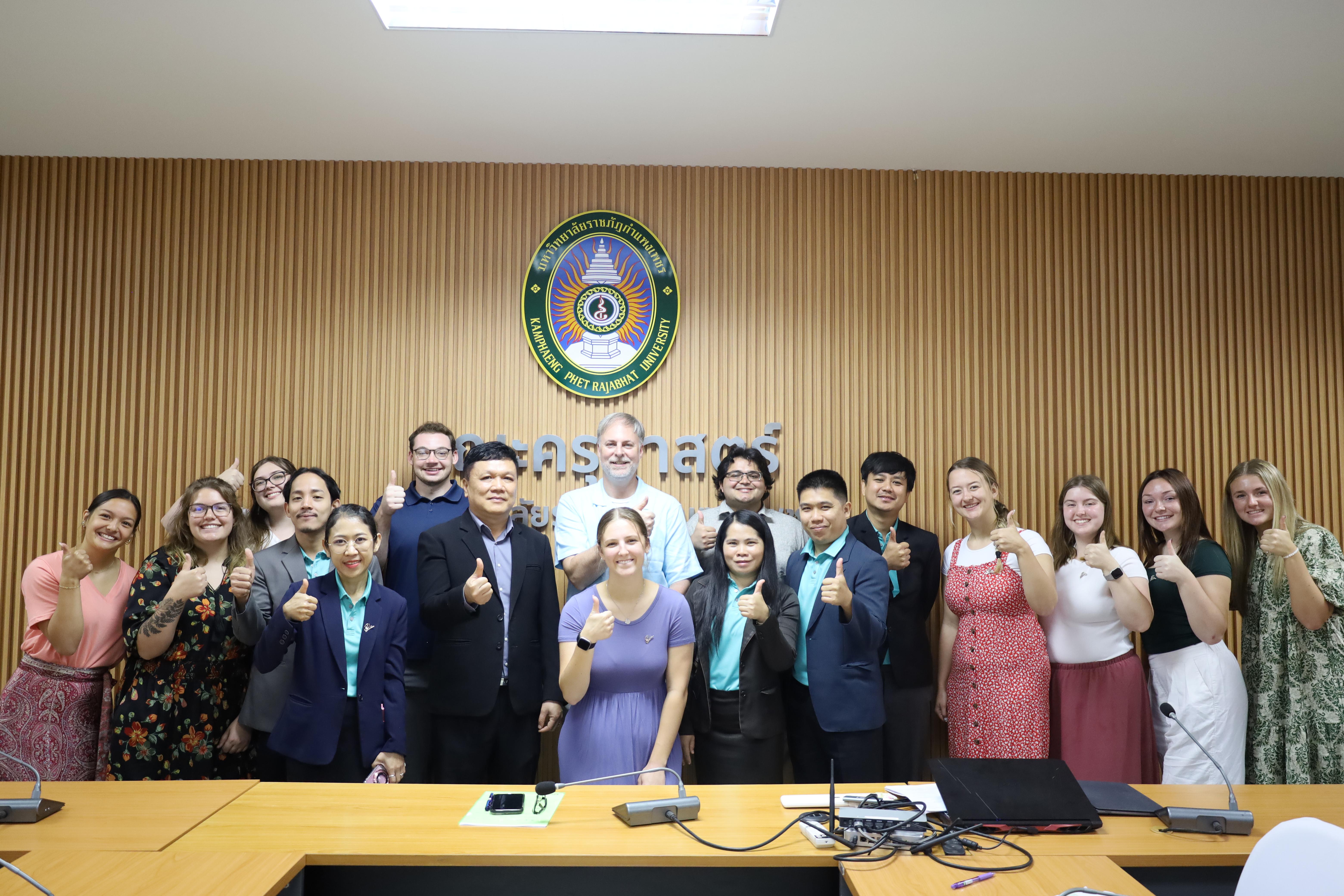 84. ต้อนรับคณะอาจารย์และนักศึกษาจาก Bowling Green State University (BGSU) รัฐ Ohio ประเทศอเมริกา