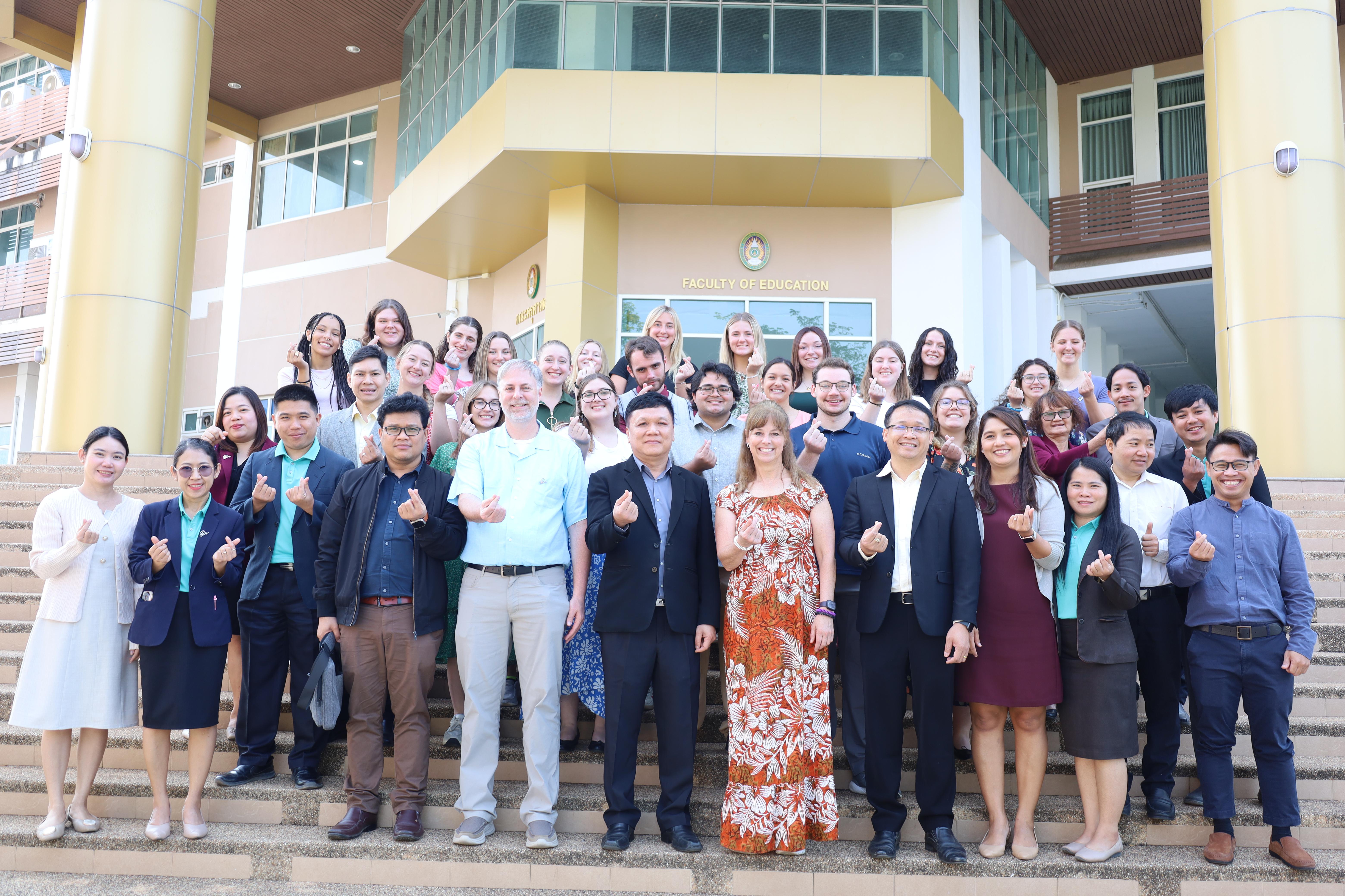 87. ต้อนรับคณะอาจารย์และนักศึกษาจาก Bowling Green State University (BGSU) รัฐ Ohio ประเทศอเมริกา
