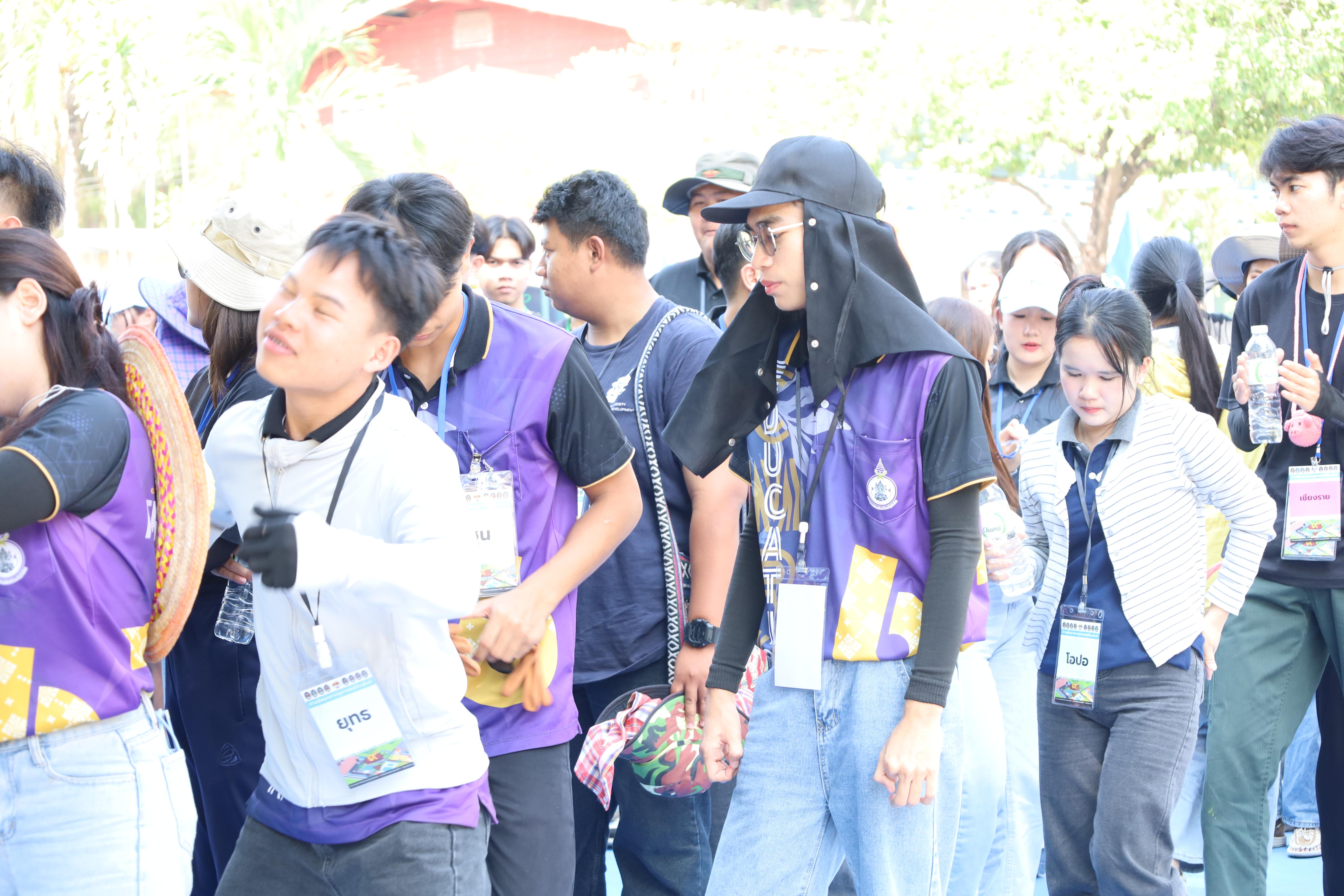 572. กิจกรรมค่ายจิตอาสาครุศาสตร์สัมพันธ์ 8 มหาวิทยาลัยราชภัฏภาคเหนือ ครั้งที่ 9 และพิธีเปิด