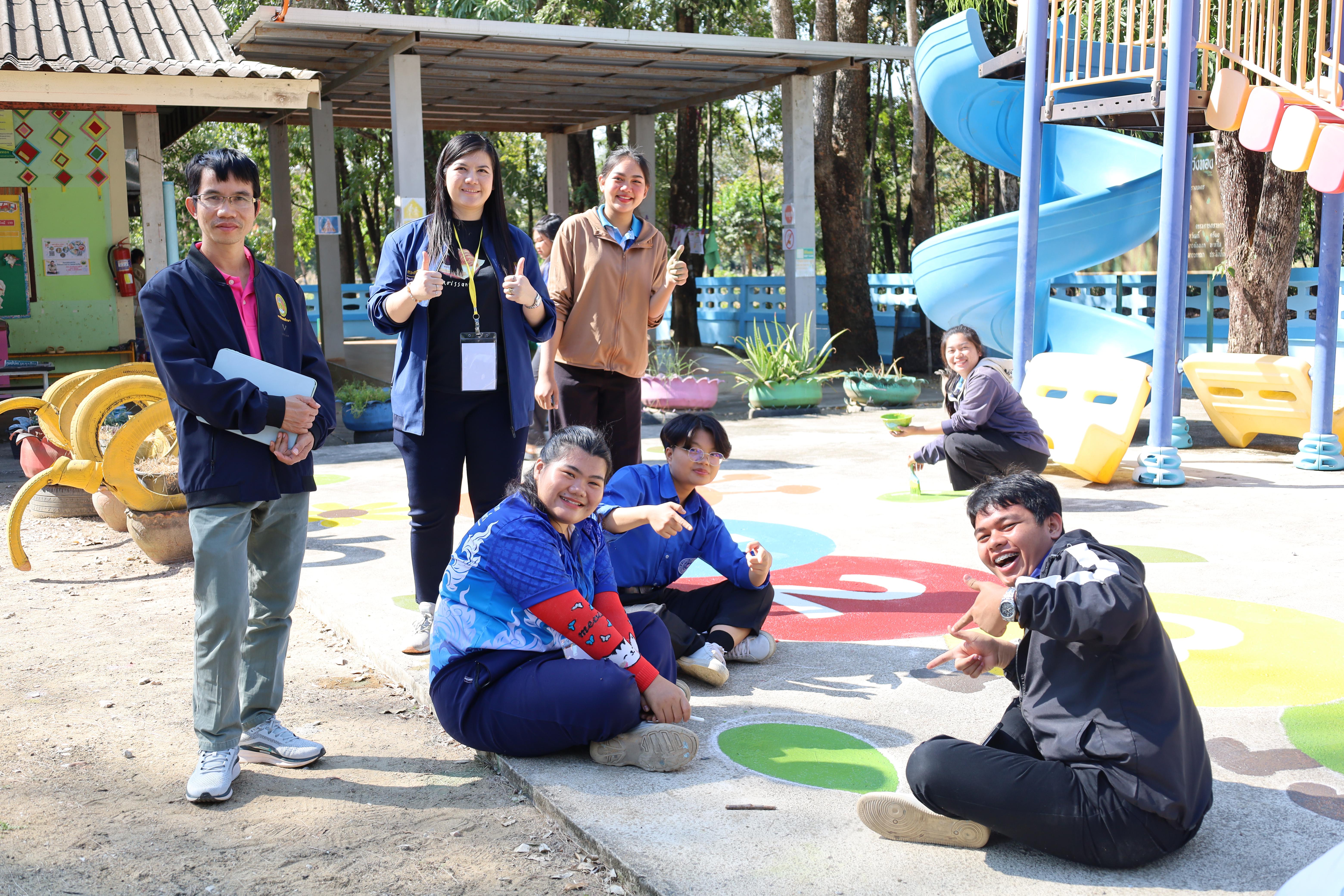 619. กิจกรรมค่ายจิตอาสาครุศาสตร์สัมพันธ์ 8 มหาวิทยาลัยราชภัฏภาคเหนือ ครั้งที่ 9 วันที่2