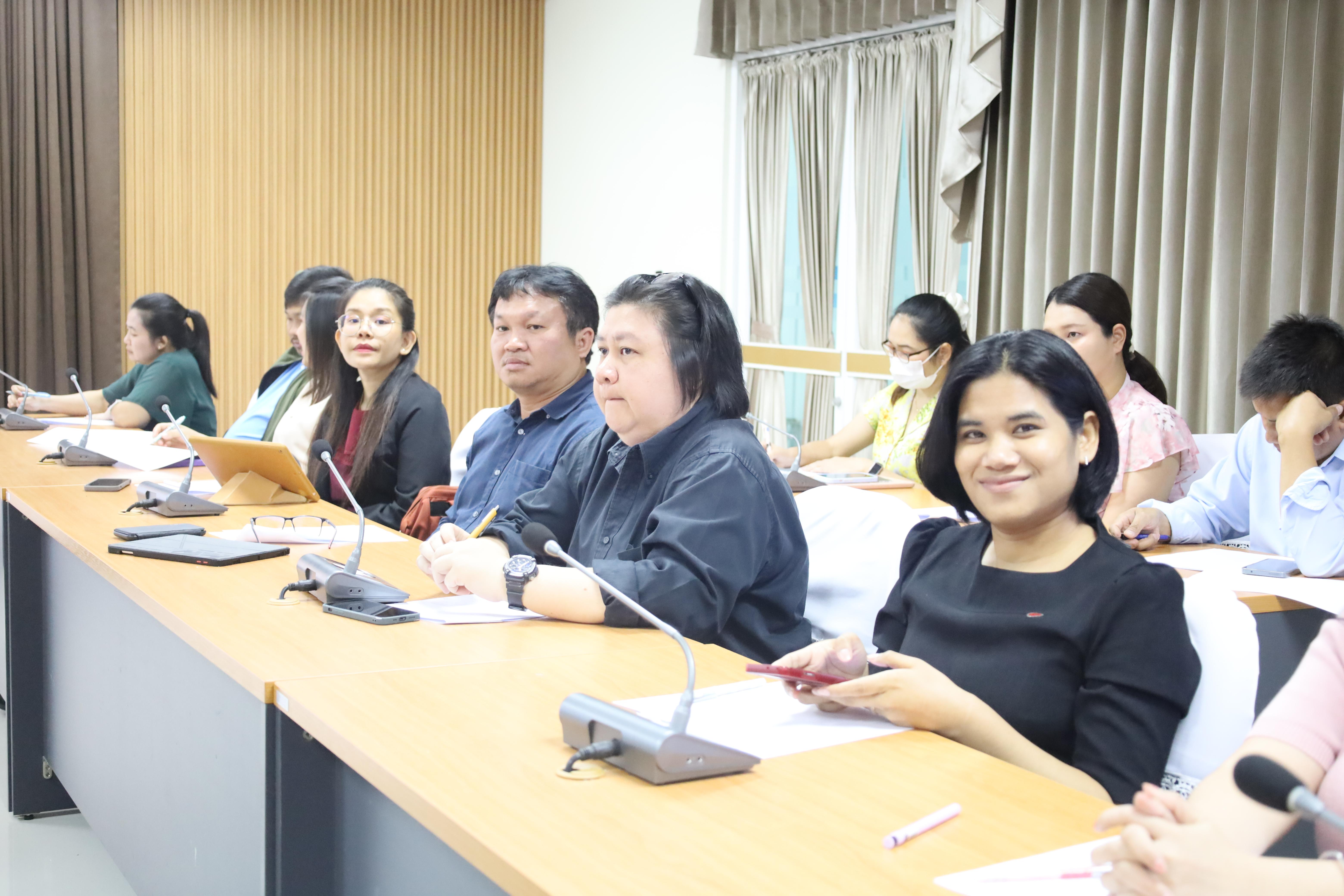 7. การประชุมการปรับแก้หลักสูตรตามข้อเสนอแนะของ สป.อว. และแนวทางการพัฒนาอาจารย์ที่ไม่มีวุฒิทางการศึกษา