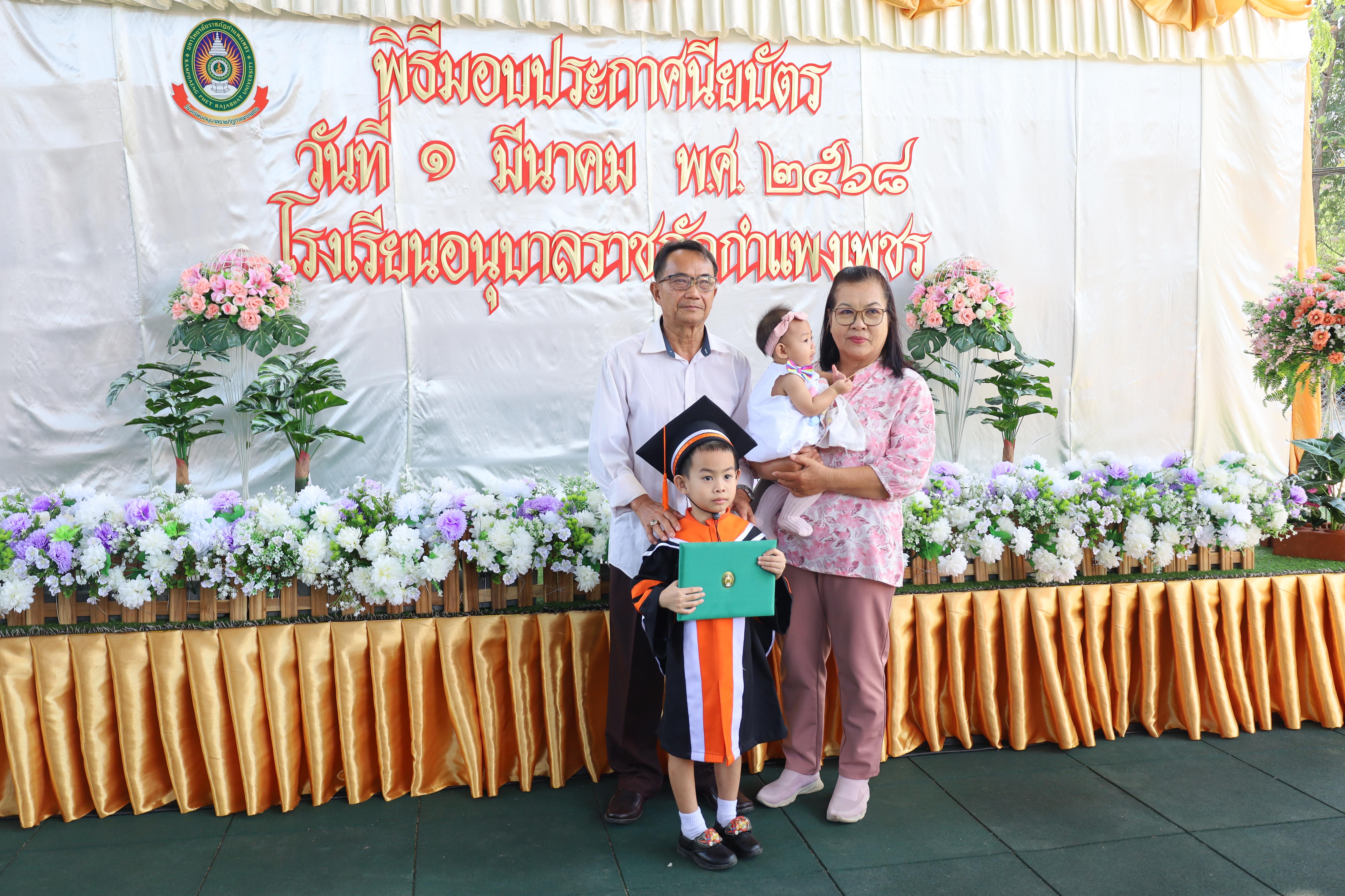 161. กิจกรรมบัณฑิตน้อย โรงเรียนอนุบาลราชภัฏกำแพงเพชร